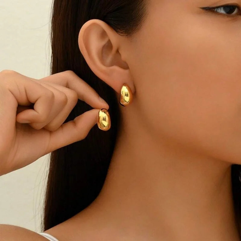 Pure Drop Stud Earrings