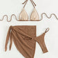 Sunset Sands Halter 3-Piece Bikini Set