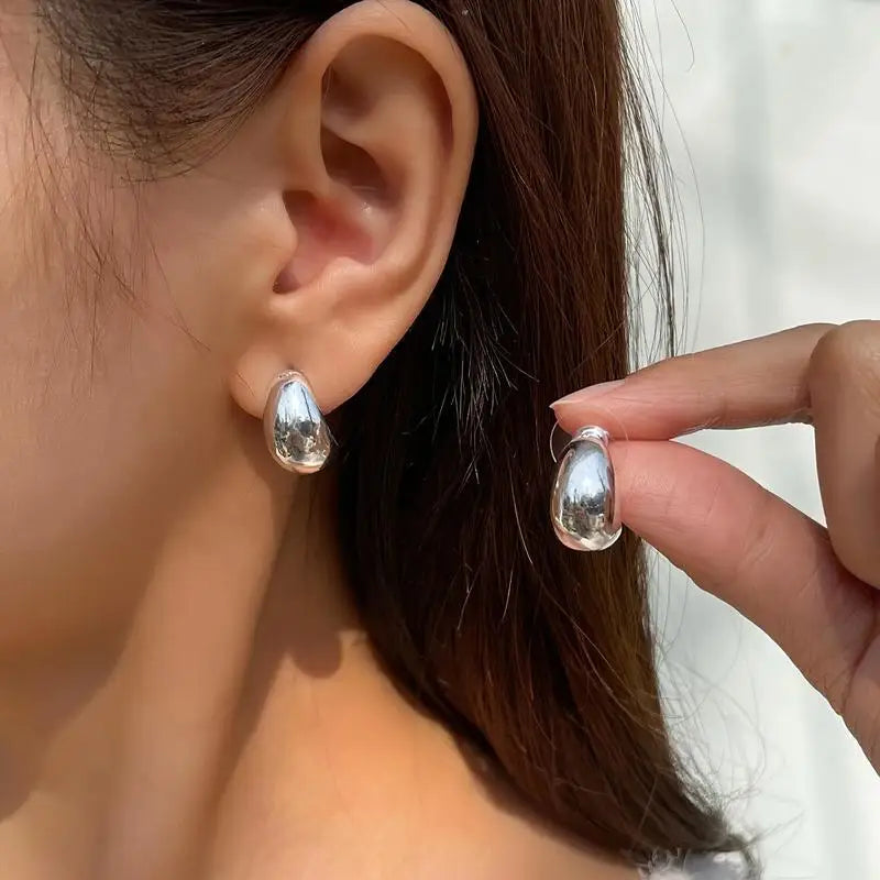 Pure Drop Stud Earrings