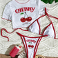 Cherry Printed Bikini Set