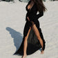 Seabreeze Deep V Beach Dress