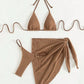 Sunset Sands Halter 3-Piece Bikini Set