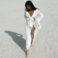 Seabreeze Deep V Beach Dress