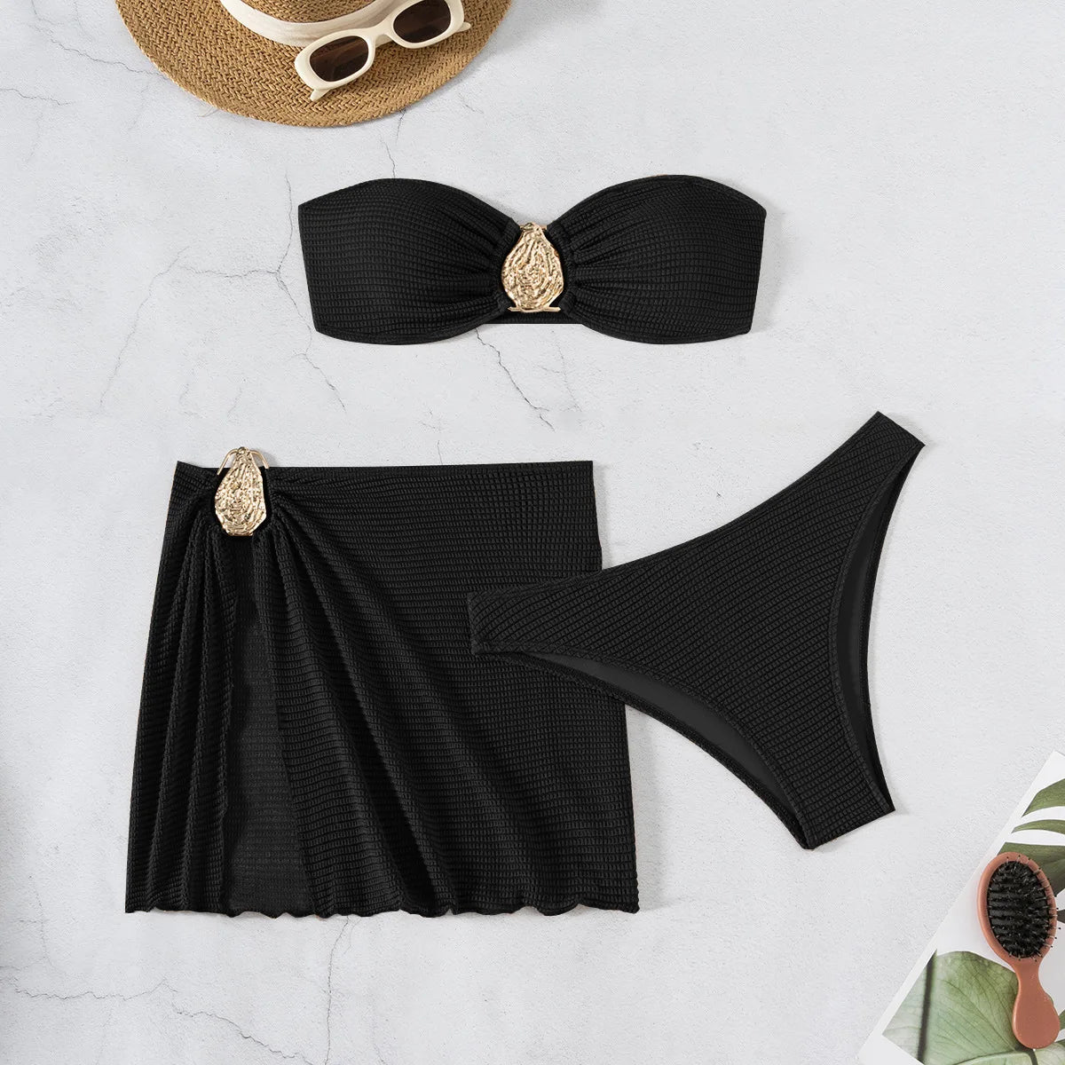 Sunset Bandeau Bikini Set