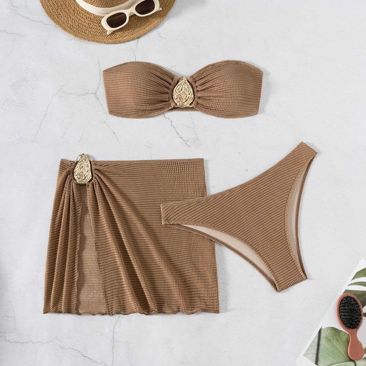 Sunset Bandeau Bikini Set