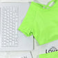 Coastal Neon High-Waist Bikini Set
