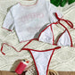 Cherry Printed Bikini Set